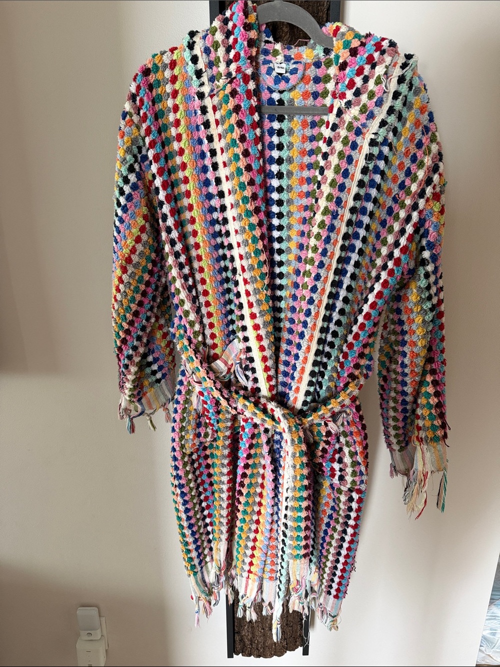 Organic cotton bathrobe